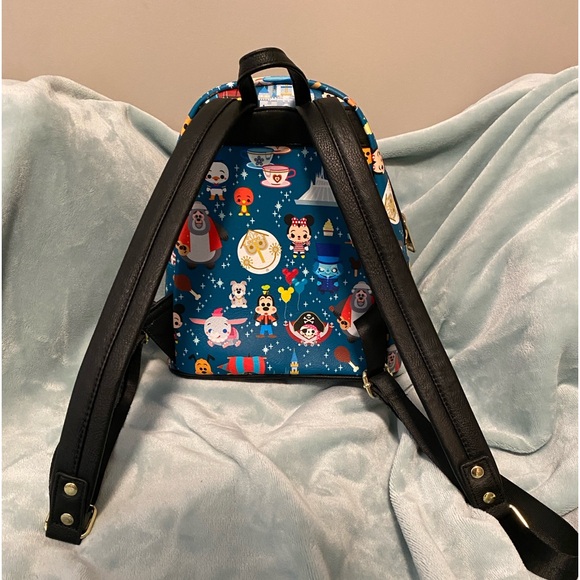 Loungefly Disney Parks Chibi Characters Attractions Mini Backpack - Picture 4 of 10
